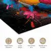 Graffiti - Voetbal - Muur - Street art - Sport poster papier klein -closeup_NL