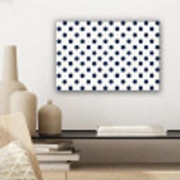 Klassiek - Stippen - Blauw canvas 2cm klein 34 -sfeer6
