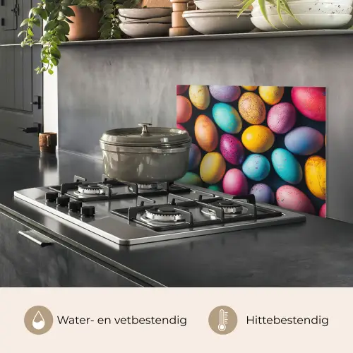 Kleurrijk - Paaseitjes - Spetters keuken achterwand spatscherm klein -usp_NL