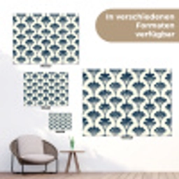 Klassiek - Motief - Blauw tuinposter los doek klein 239 -Xsfeer9_DE