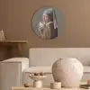 Klassiek - Humor - Kleurrijk Akoestische PET Vilt - Rond klein -sfeer1