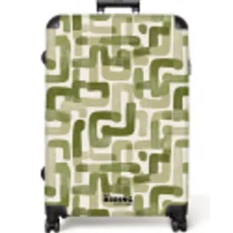 Modern - Grafisch - Groen NBS - Large koffer - Volwassenen Unisex groot -zzzzzzzzkaufland2