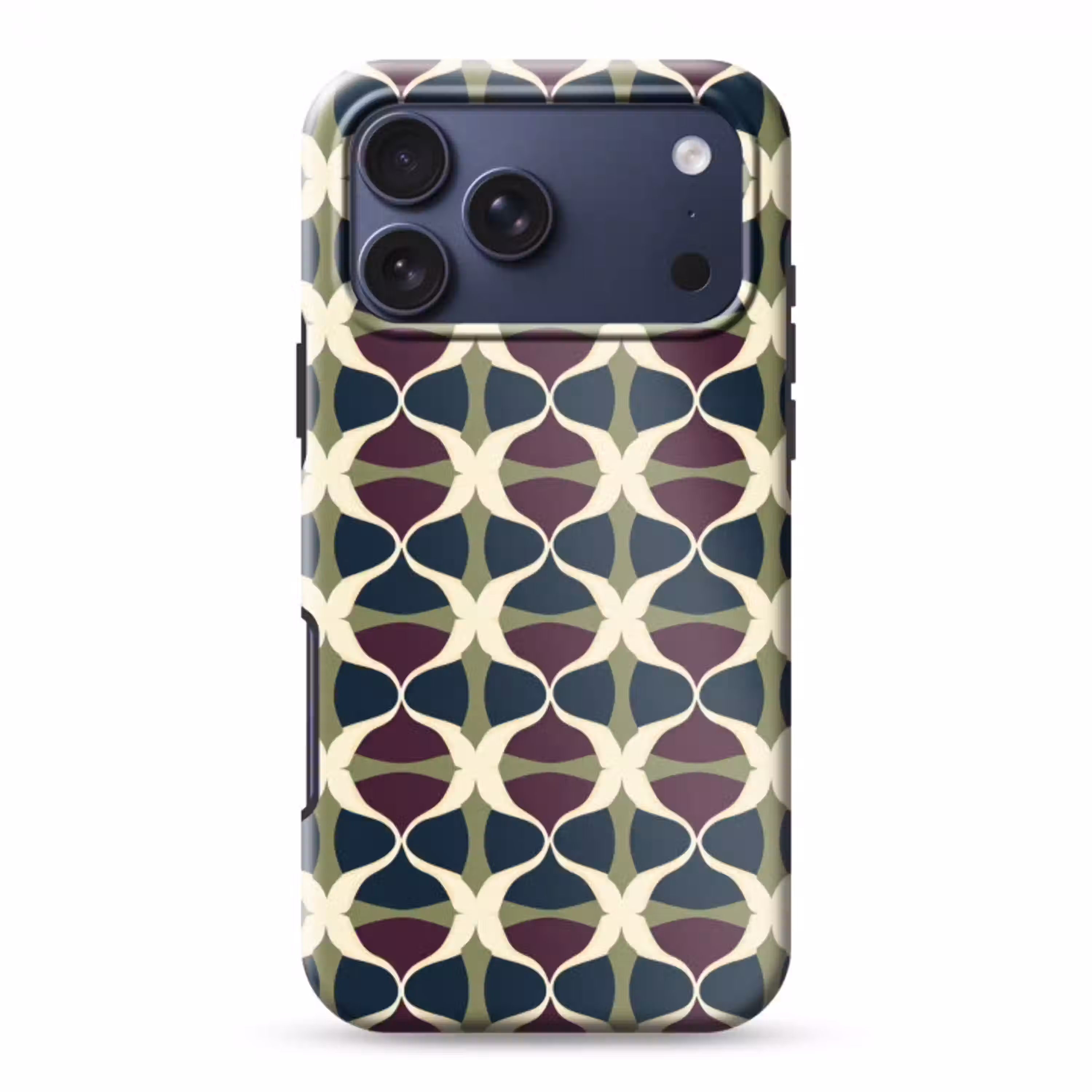 Abstract - Retro - Kleurrijk Toughcase MagSafe Apple iPhone 17 Pro Max klein 1019 -3d