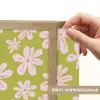 Bloemen - Roze - Getekend - Patroon Light Box met batterij (Wandlamp) middel -USP_websiteprintNL