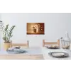 Chocomelk - Drinken - Warm - Bruin Muursticker klein -eettafel