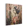 Kimono - Vrouw - kersenbomen aluminium wit klein -3d