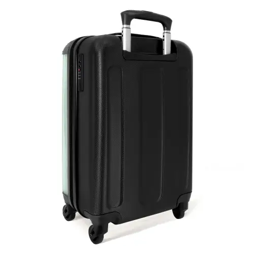 Lichte mintgroene tint NBS - Handbagage koffer - Kinderen Unisex middel -achterkant