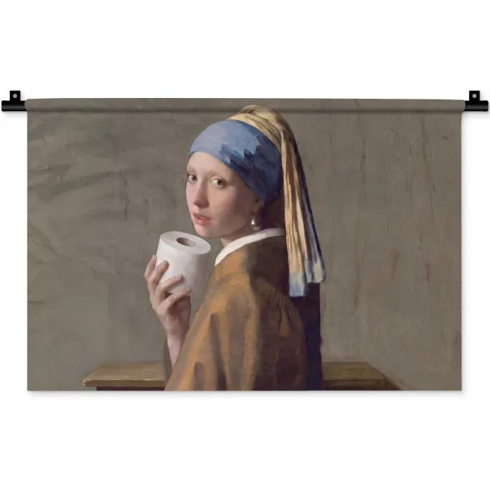 Klassiek - Humor - Kleurrijk Wandkleed katoen klein -zz3d