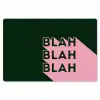 Donkergroen - Tekst - Schaduw - Grafisch Placemat vinyl groot -zzsfeer1_Kitchenyeah-website