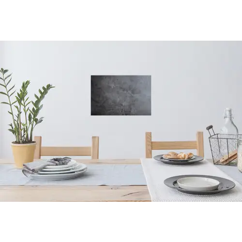 Industrieel - Beton - Grijs - Leisteen - Retro Muursticker klein -eettafel