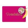 Toedeloe - Groen - Roze Placemat vinyl groot -zzzproduct_Kitchenyeah-website