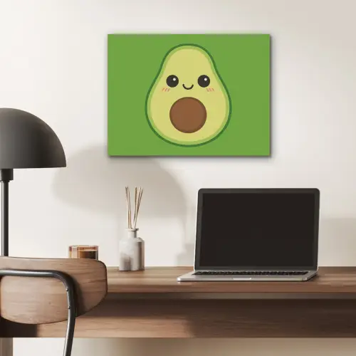 Avocado - Groen - Speels PET vilt klein -sfeer5