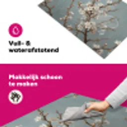 Botanisch - Stilleven - Blauw Inductie beschermer vinyl 3mm klein -wsfeer6_website