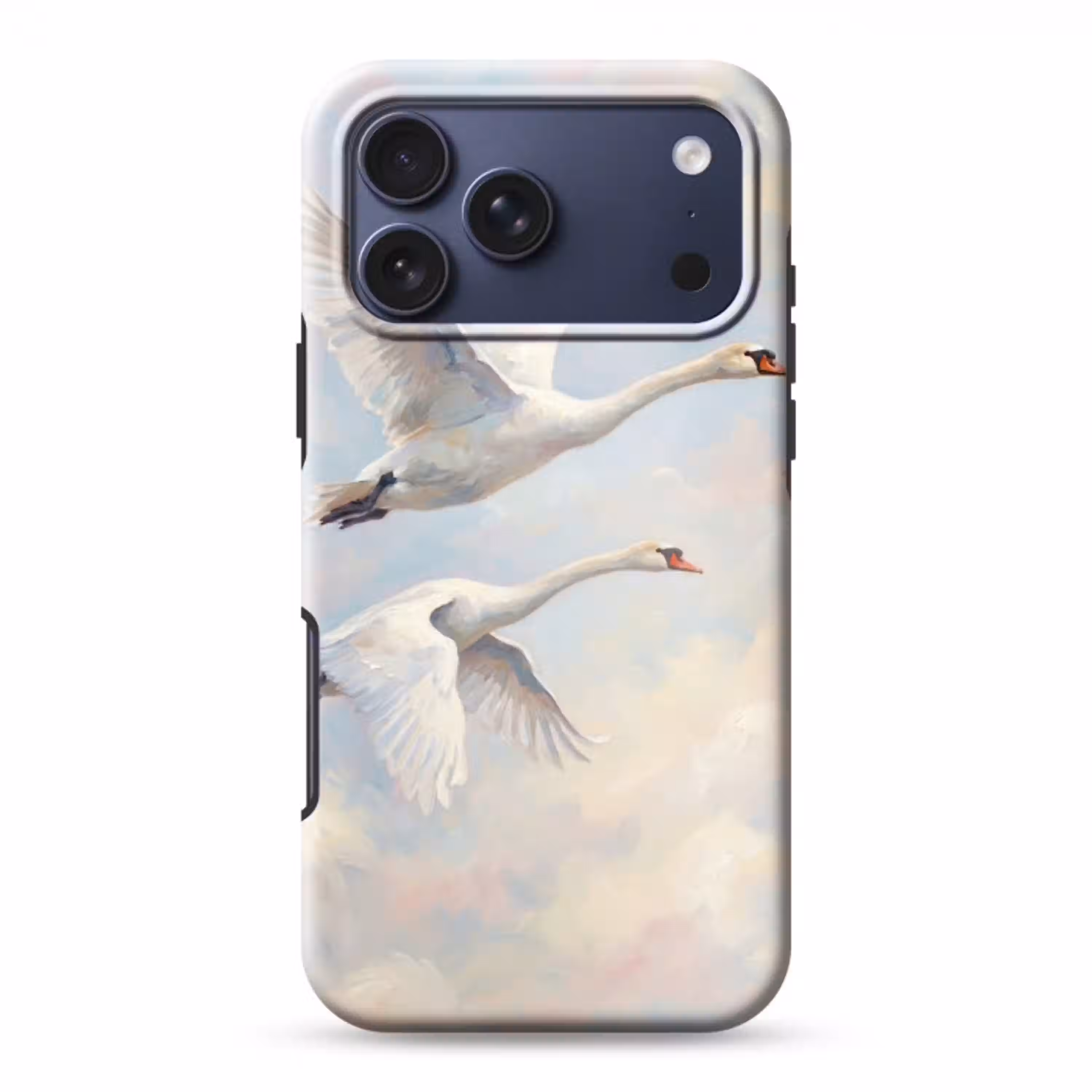 Vogel - Vliegend - Lucht - Modern - Pastel Toughcase MagSafe Apple iPhone 17 Pro Max klein -3d