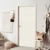 Abstract - Ruiten - Beige deurposter klein 289 -sfeer6