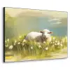 Schaap - Weide - Groen Textielframe zwart klein -3d