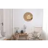 Vanilletaart - Cake - Romig Wandcirkel aluminium klein -woonkamer