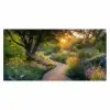 Pad - Bloemen - Park Muismat XXL klein -3d_leeg