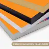 Kimono - Hondje - Bloemenkroon - Oranje Textielframe zwart klein -USP_kleurenNL