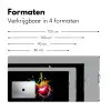 Kersen - Fruit - Graffiti - Verf - Abstract - Modern - Kleurrijk Muismat XXL klein -sfeer5