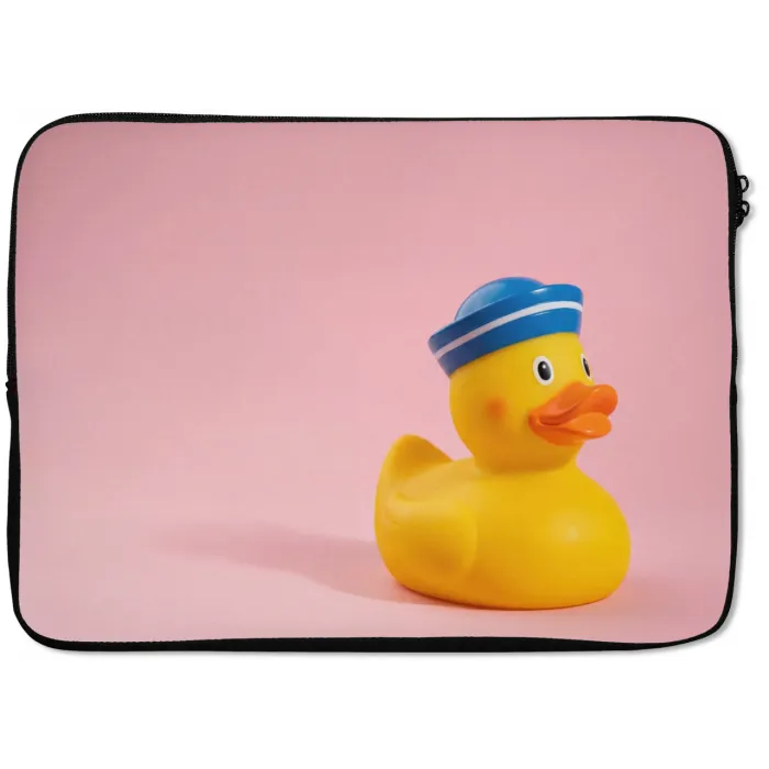 Matroos - Eend - Roze laptophoes neopreen klein -zkaufland3dotto