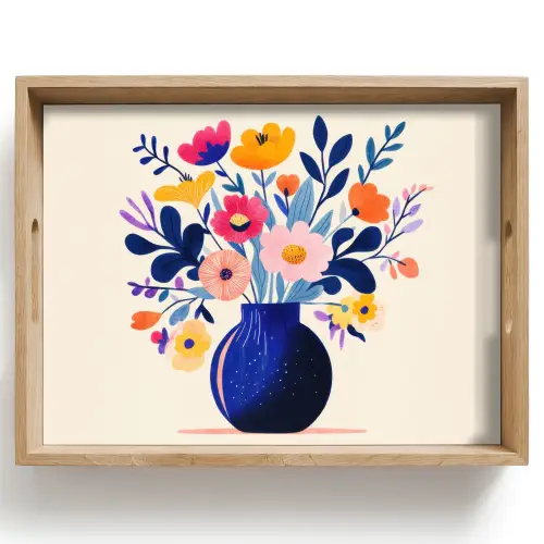 Vaas - Bloemen - Boeket Dienblad Rechthoek middel -z3d_shopping