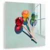 Lollys - Schaduw - Drie - Blauw plexiglas 5mm klein -zzzproduct_nieuw