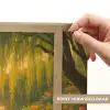 Eenden - Vijver - Bloemen Light Box met batterij (Wandlamp) middel -USP_websiteprintNL