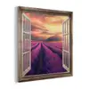 Doorkijk - Lavendel - Landschap - Bloemen - Paars plexiglas 5mm klein -z3d