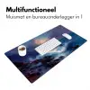 Golven - Zee - Kleurrijk - Rotsen Muismat XXL klein -sfeer4
