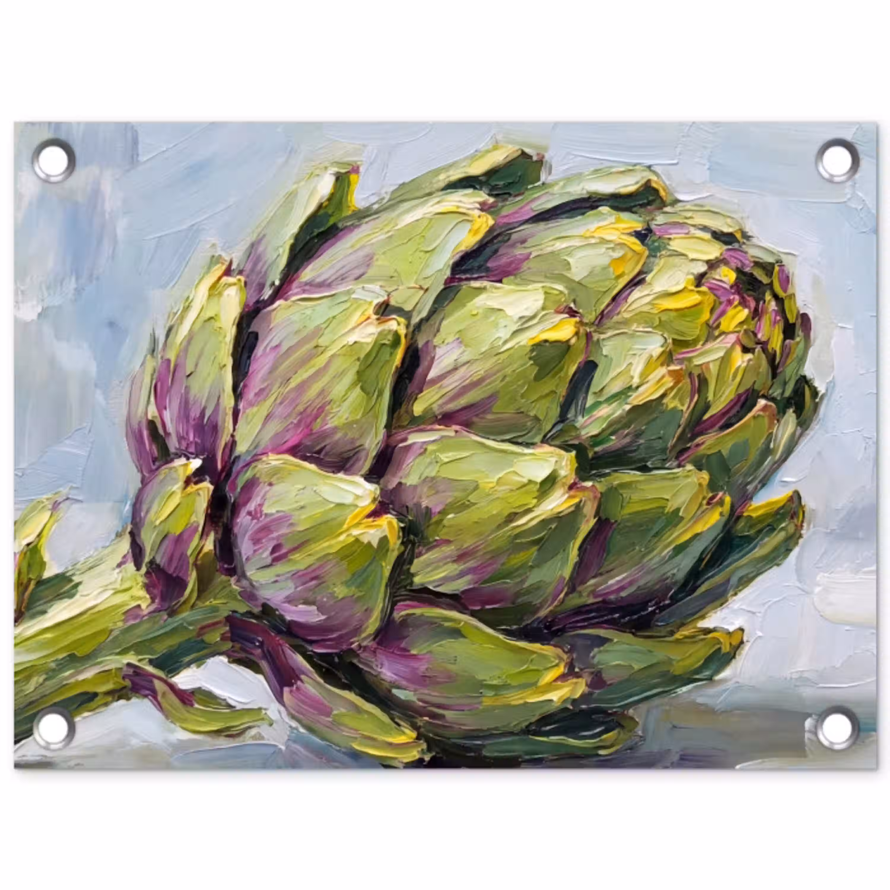 Eten - Artisjok - Modern tuinposter los doek klein -3d