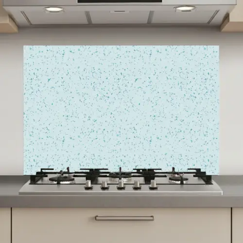 Terrazzo - Patroon - Kleurrijk - Baby Blauw keuken achterwand spatscherm klein 900 -3d_website