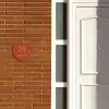 Roestbruin - Klassiek Naambord Organisch middel -sfeer3
