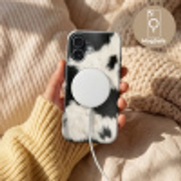 Bont - Textuur - Zwart - Wit Toughcase MagSafe Apple iPhone 17 klein -USP_MagsafeV