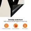 Kerst - Quote - Joy - Zwart - Feestdagen Inductie beschermer vinyl 3mm klein -zzzzzzz-td-onderkant