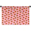 Roze - Watermeloen - Geel - Stippen Wandkleed katoen klein 269 -zz3d