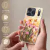 Vlinders - Oranje - Bloemen Telefoonhoesje iPhone 17 Pro Max klein -sfeer3_NL