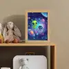 Alien - Astronaut - Ruimte - Planeten Light Box met kabel klein -sfeer2_kind