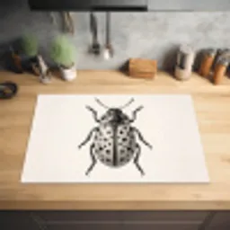 Kever - Insect - Vintage Inductie beschermer vinyl 3mm klein -sfeer5