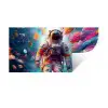 Neon - Meteoriet - Neon - Astronaut Muursticker klein -3d