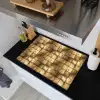 Geometrisch - Tegels - Goud Inductie beschemer met haakjes klein 777 -sfeer1