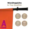 Oh la la - Oranje - Roze - Scheeflettertype Wandkleed katoen klein -tsfeer2_DE