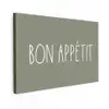 Spreuken - Bon appétit - Quotes - Eet smakelijk - Eten canvas 2cm klein -z3d