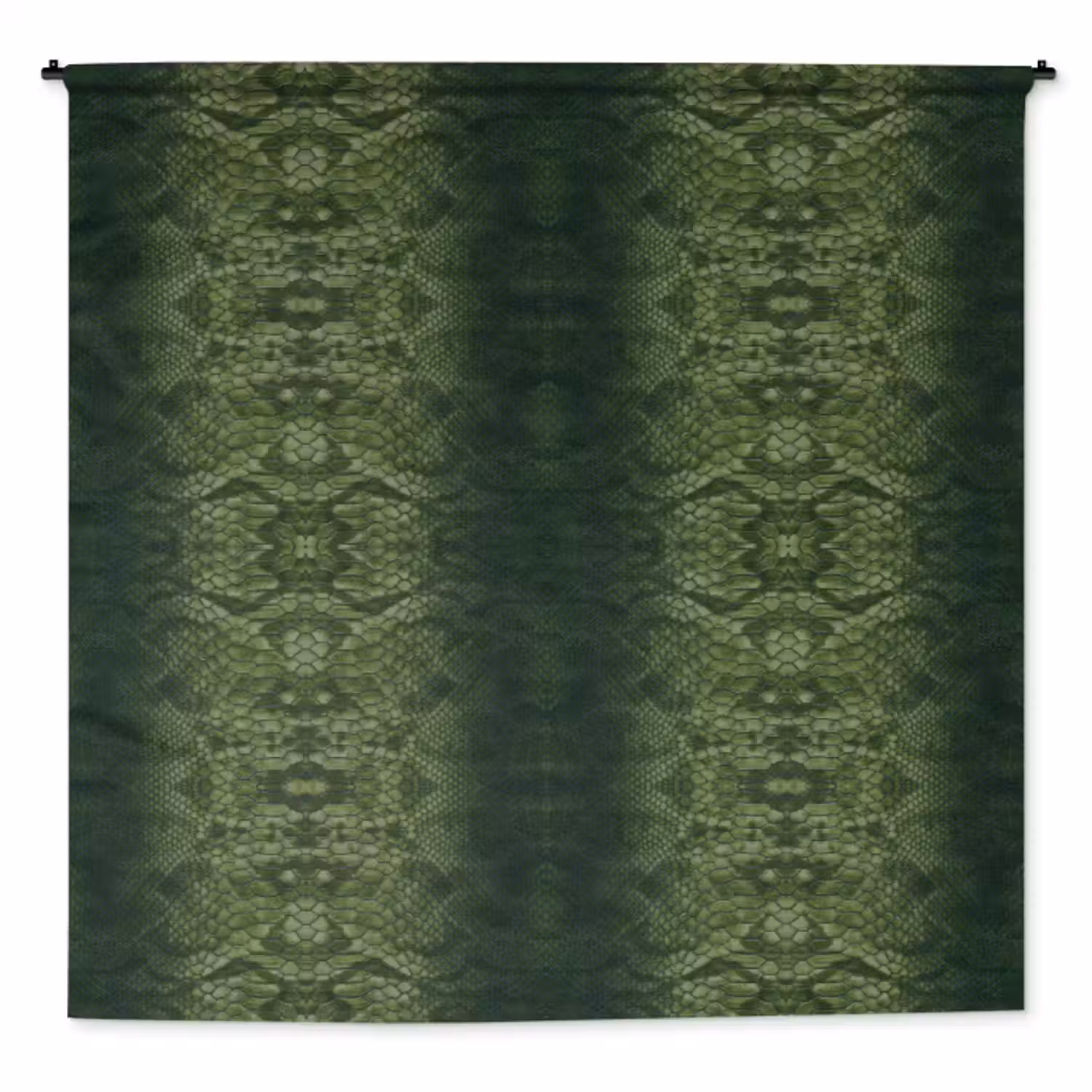 Wandkleed - Slang - Boa - Groen