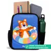 Tijger - Zwemband - Water Rugzak - Zwart middel -inhoud_NL
