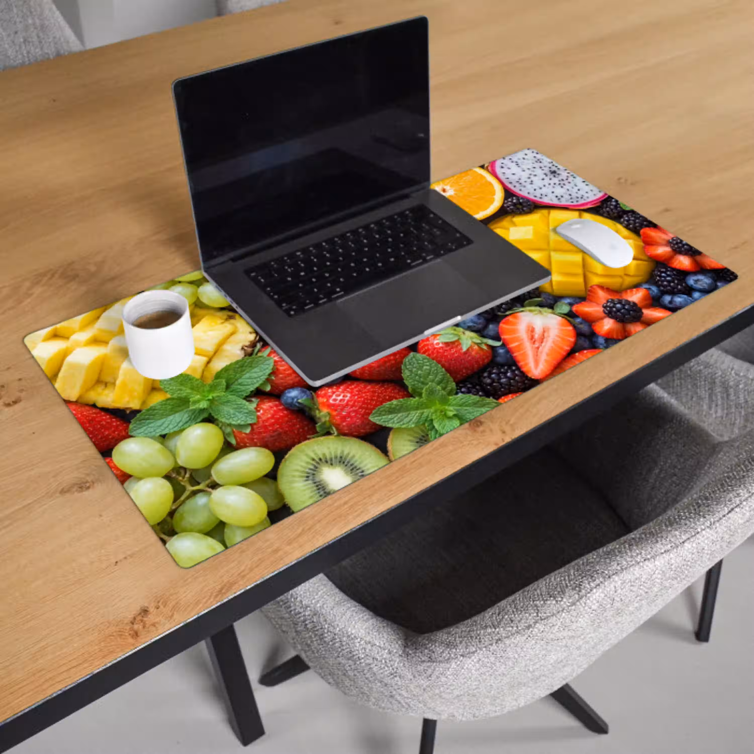 Fruit - Vers - Kleurrijk - Eten Muismat XXL klein -sfeer1