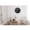 Bestek - Zwart Wandcirkel aluminium klein -woonkamer
