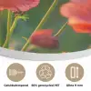 Bloemenveld - Zonnestralen - Oranje Akoestische PET Vilt - Rond klein -closeup_NL