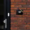 Gouden hoek - Traditioneel Naambord Rechthoek middel -sfeer1-rechthoek-S