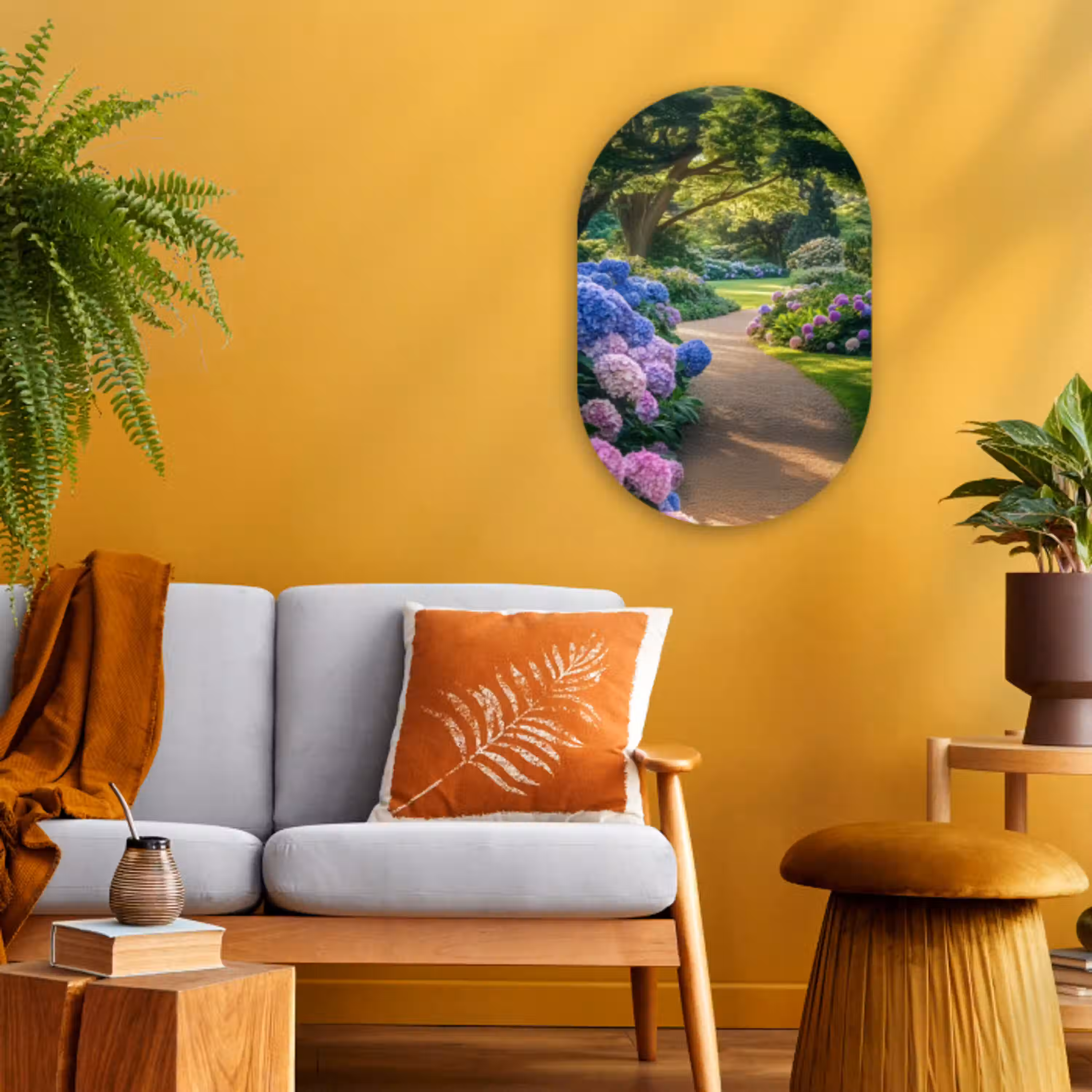Hortensia- Park - Pad Wandcirkel Ovaal Forex klein -sfeer4